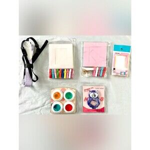 Instax Mini 7s/8 Accessory Lot – Lenses, Frames, Straps, Clips & Photo Holders
